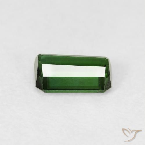 9,17 ctw natürlicher Medium Dark-Green Turmalin, Oktagonschliff, VVS-VS