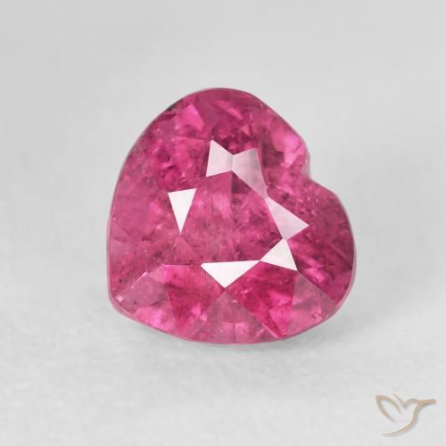 1.74ct Natürlicher Tiefes Magenta Turmalin, Herz, VS