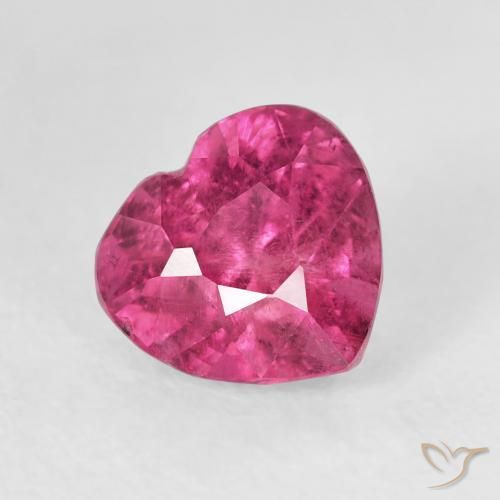 9,17 ctw natürlicher Tiefes Magenta Turmalin, Herz, VS