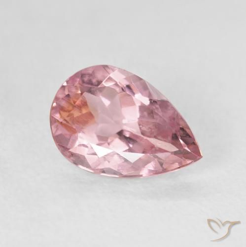 9,17 ctw natürlicher Helles Hot Pink Turmalin, Birnenform, VVS-VS