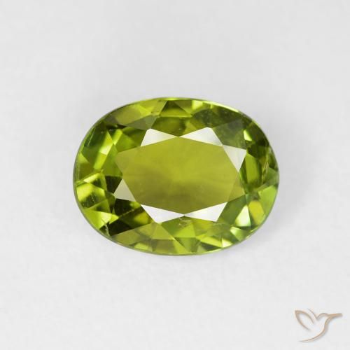 1.52ct Natürlicher tiefgrün Turmalin, Oval, VS