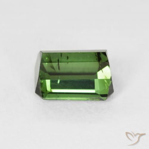 9,17 ctw natürlicher Medium Dark-Green Turmalin, Oktagonschliff, VS-SI