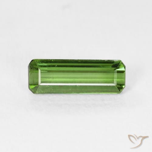 0.86ct Natürlicher Waldgrün Turmalin, Smaragdschliff, VS