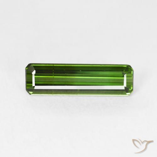 1.36ct Natürlicher Waldgrün Turmalin, Smaragdschliff, VS