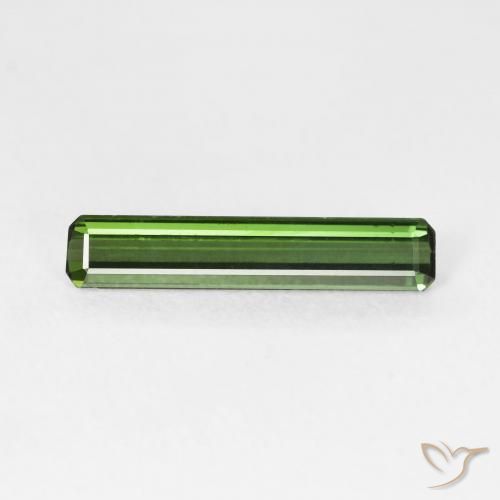 1.15ct Natürlicher Waldgrün Turmalin, Smaragdschliff, VS