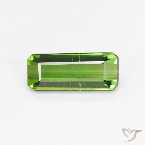 0.73ct Natürlicher Waldgrün Turmalin, Smaragdschliff, VS