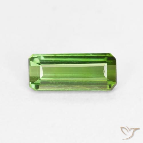 0.63ct Natürlicher Waldgrün Turmalin, Smaragdschliff, VVS-VS