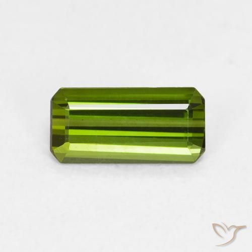 0.63ct Natürlicher Waldgrün Turmalin, Smaragdschliff, VVS-VS