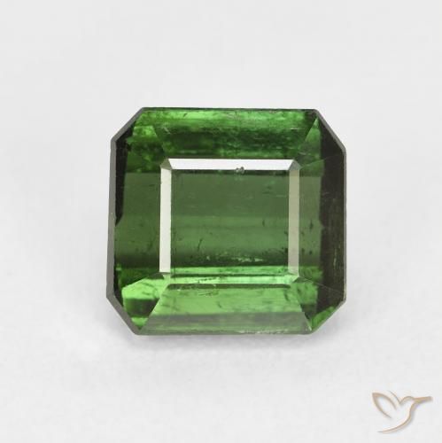 2.26ct Natürlicher Waldgrün Turmalin, Smaragdschliff, VS