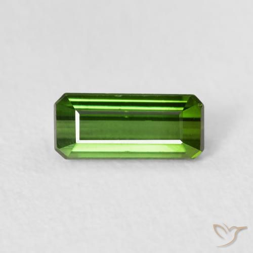 0.84ct Natürlicher Waldgrün Turmalin, Smaragdschliff, VS