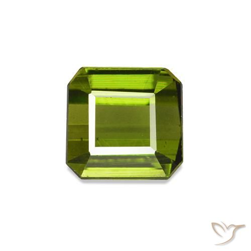 0.69ct tiefgrün Turmalin Edelsteine, Smaragdschliff, VVS