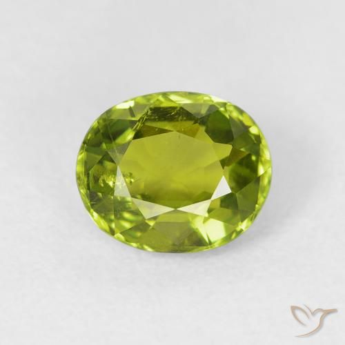 1.64ct Natürlicher Lebendiges grün Turmalin, Oval, VS