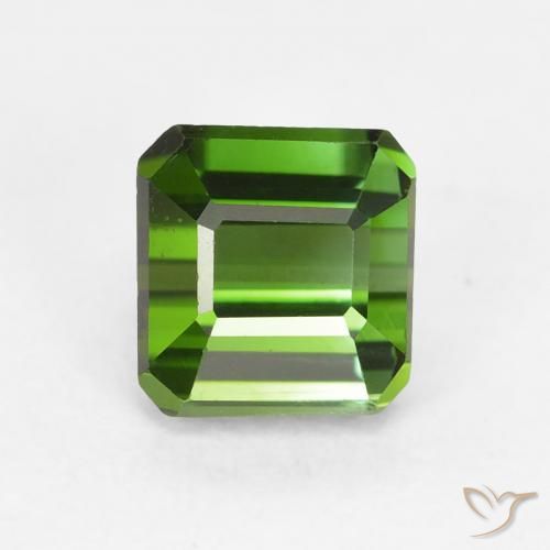1.10ct Natürlicher Waldgrün Turmalin, Smaragdschliff, VVS
