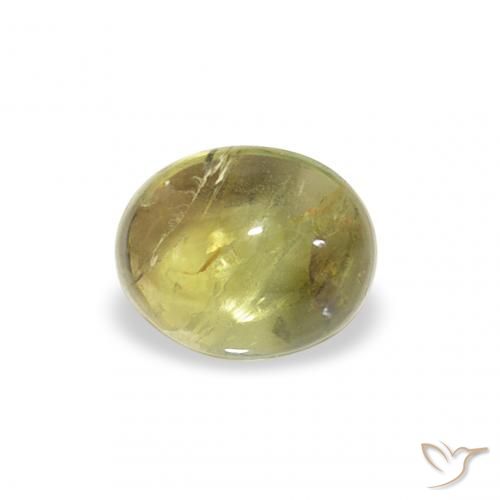 0.76ct Natürlicher Warmes Grün Turmalin, Oval, Transparent