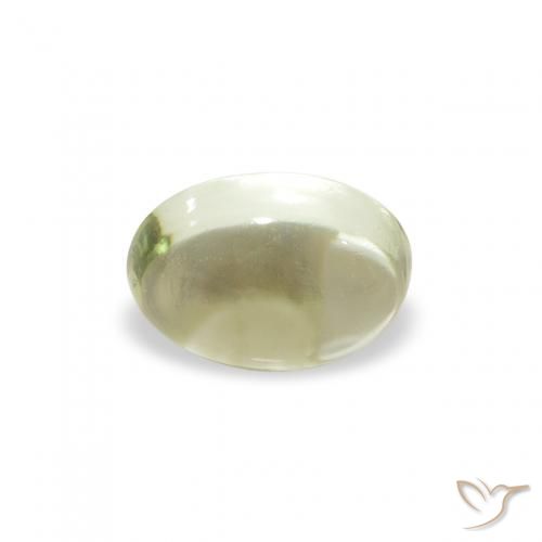 0.86ct Natürlicher gelblich-grün Turmalin, Oval, Transparent