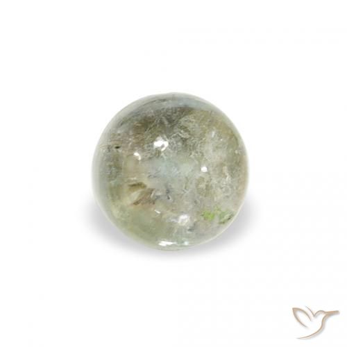 0.60ct Natürlicher Warmes Grün Turmalin, Runden, Transparent