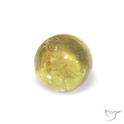 9,17 ctw natürlicher Medium Light-Yellow Turmalin, Runden, Transparent