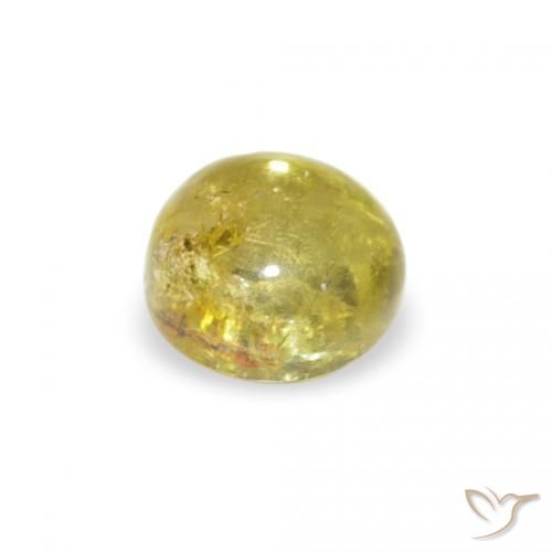 9,17 ctw natürlicher Medium Light-Yellow Turmalin, Runden, Transparent