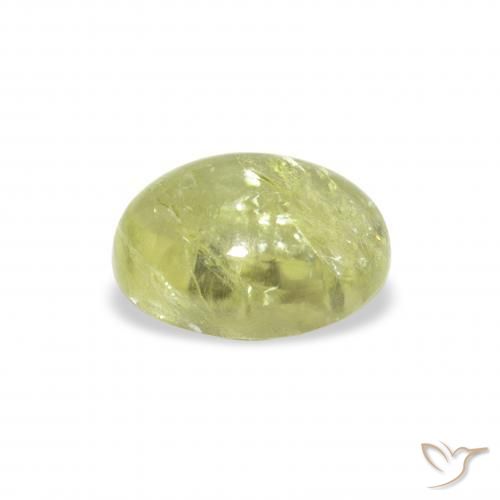 9,17 ctw natürlicher limettengrün Turmalin, Oval, Transparent
