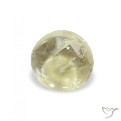 9,17 ctw natürlicher Medium Light-Yellow Turmalin, Runden, Transparent