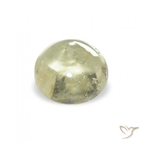 9,17 ctw natürlicher Medium Light-Yellow Turmalin, Runden, Transparent