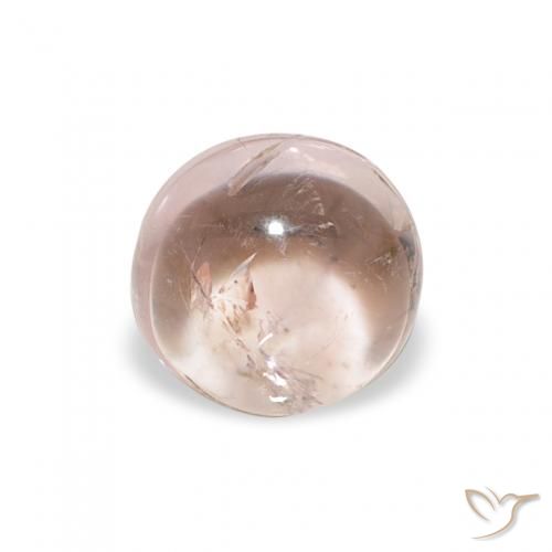 0.93ct Natürlicher hellrosa Turmalin, Runden, Transparent