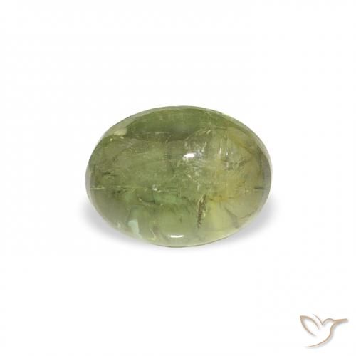 0.84ct Natürlicher Erdiges Grün Turmalin, Oval, Transparent