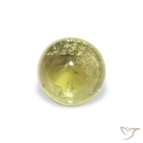 0.72ct Natürlicher Warmes Erdgrün Turmalin, Runden, Transparent
