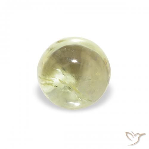 0.64ct Natürlicher gelb-grün Turmalin, Runden, Transparent