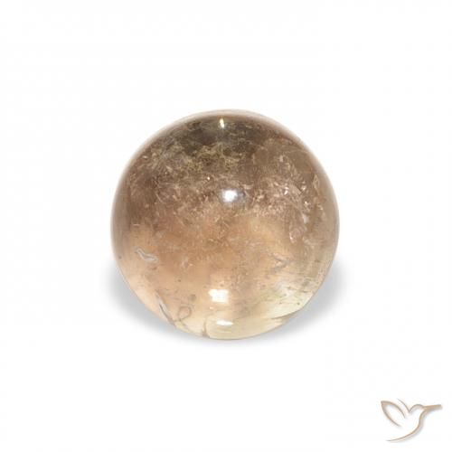 1.29ct Natürlicher Orange-Golden Turmalin, Runden, Transparent