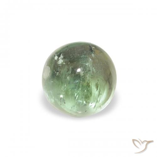 0.66ct Natürlicher Medium Light-Green Turmalin, Runden, Transparent