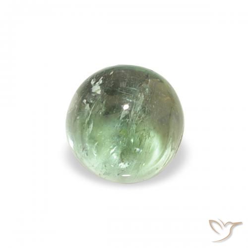 9,17 ctw natürlicher Medium Light-Green Turmalin, Runden, Transparent