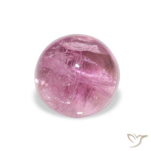1.16ct Natürlicher Mittelrosa Turmalin, Runden, Transparent