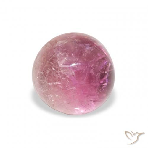 1.51ct Natürlicher Mittelrosa Turmalin, Runden, Transparent