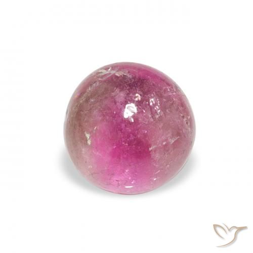 0.66ct Natürlicher pink Turmalin, Runden, Transparent