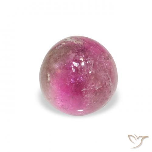 9,17 ctw natürlicher pink Turmalin, Runden, Transparent