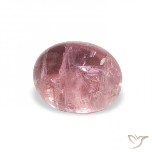 9,17 ctw natürlicher hellrosa Turmalin, Oval, Transparent