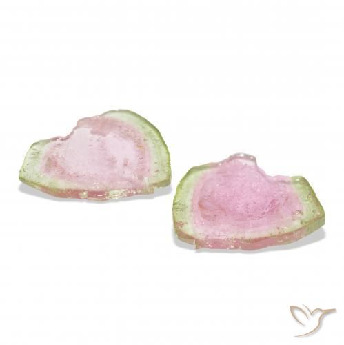 13.27 ct natürliche Zweifarbig Turmalin-Edelsteine, Fantasie, Transparent