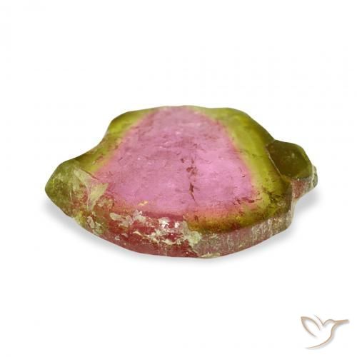 9,17 ctw natürlicher Wassermelone Turmalin, Fantasie, Transparent