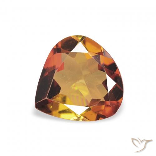 1.00ct Natürlicher Warmes Braun Turmalin, Birnenform, VVS-VS