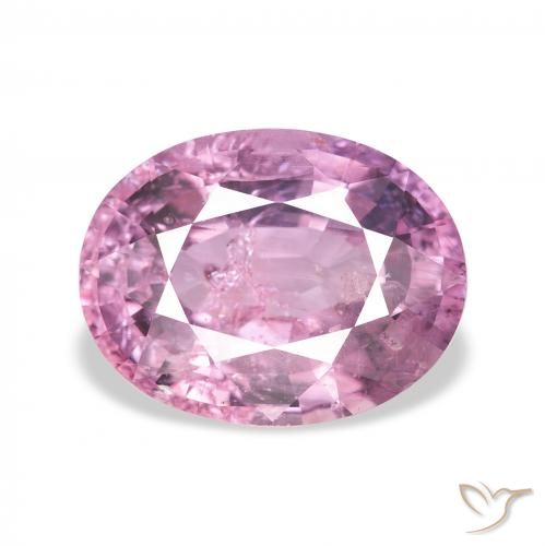 3.25ct Sehr helles Rosa Turmalin, Oval, VS-SI