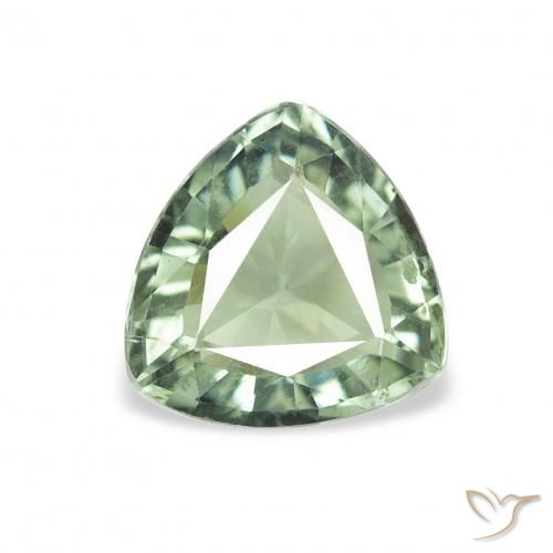 0.98ct Moosiges Grün Turmalin, Trillion, VVS