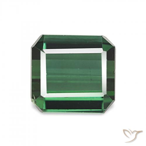 2.05ct dunkelgrün Turmalin, Smaragdschliff, VVS-VS