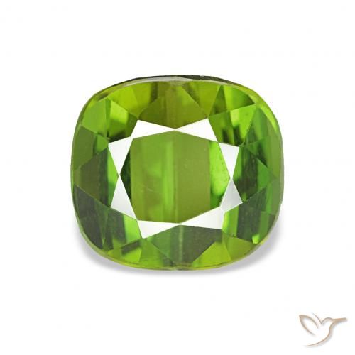 1.98ct Lebendiges grün Turmalin, Kissen, VVS-VS