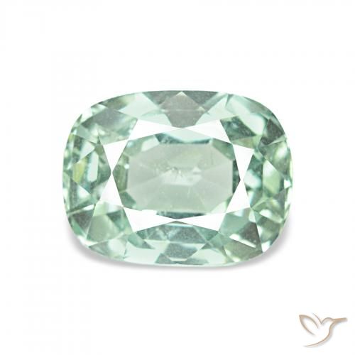 1.95ct mintgrün Turmalin, Kissen, VS