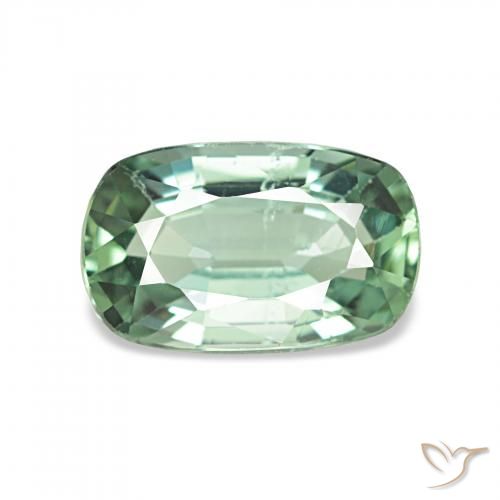 1.42ct mintgrün Turmalin, Smaragdschliff, VS