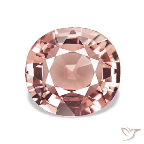 2.71ct orange-rosa Turmalin, Kissen, VVS