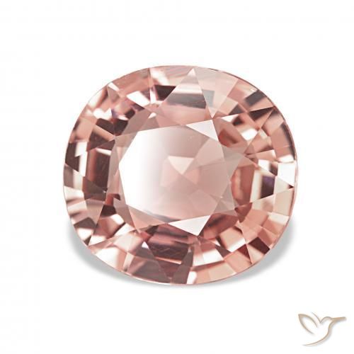 9,17 ctw natürlicher orange-rosa Turmalin, Kissen, VVS