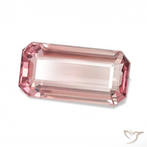 9,17 ctw natürlicher Medium Light-Pink Turmalin, Oktagonschliff, VS