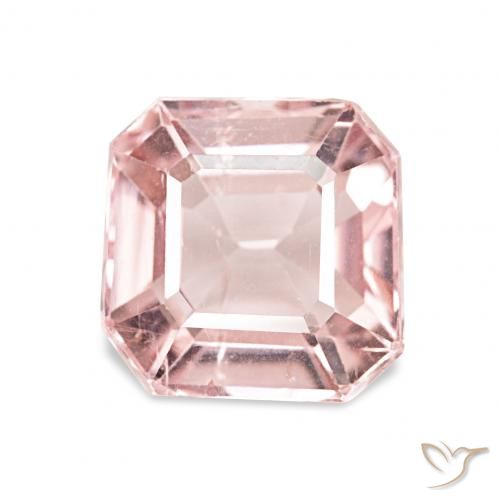 2.04ct Helles Kaugummirosa Turmalin, Smaragdschliff, VS
